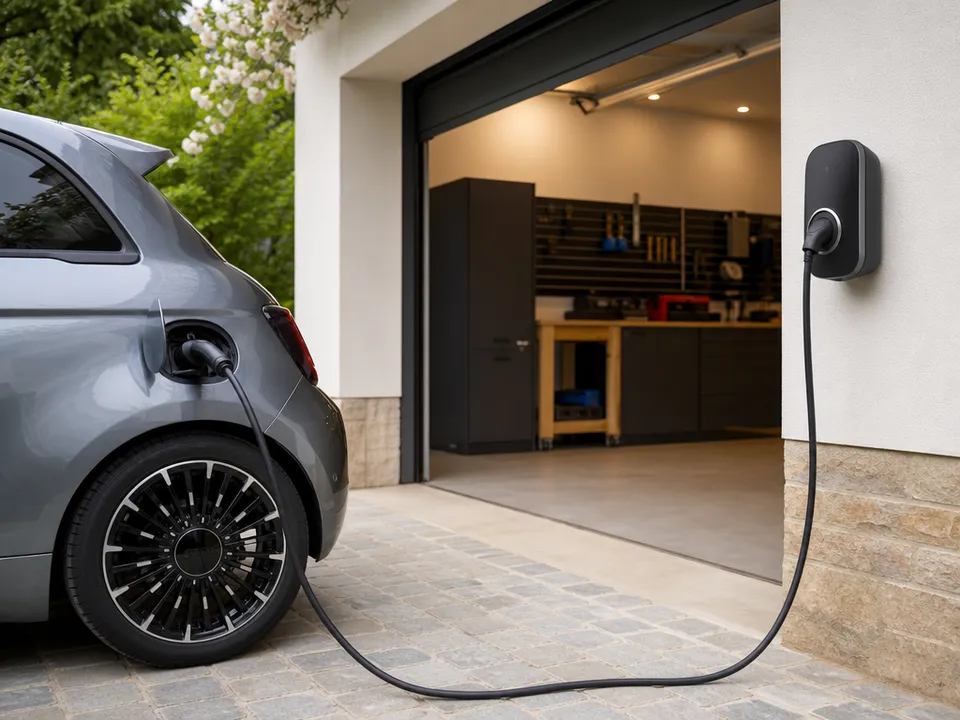 Pose d'une prise renforcée — Garage individuel